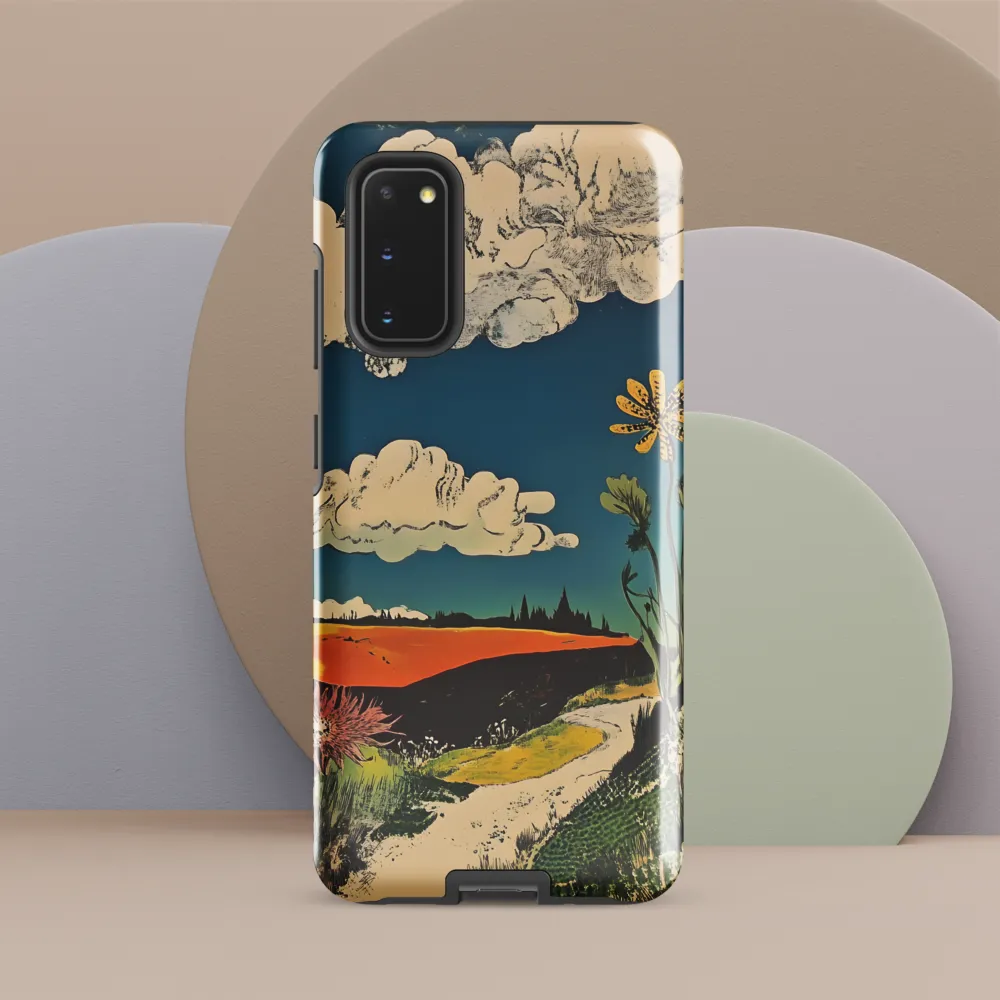 Surreal Blooming Landscape
