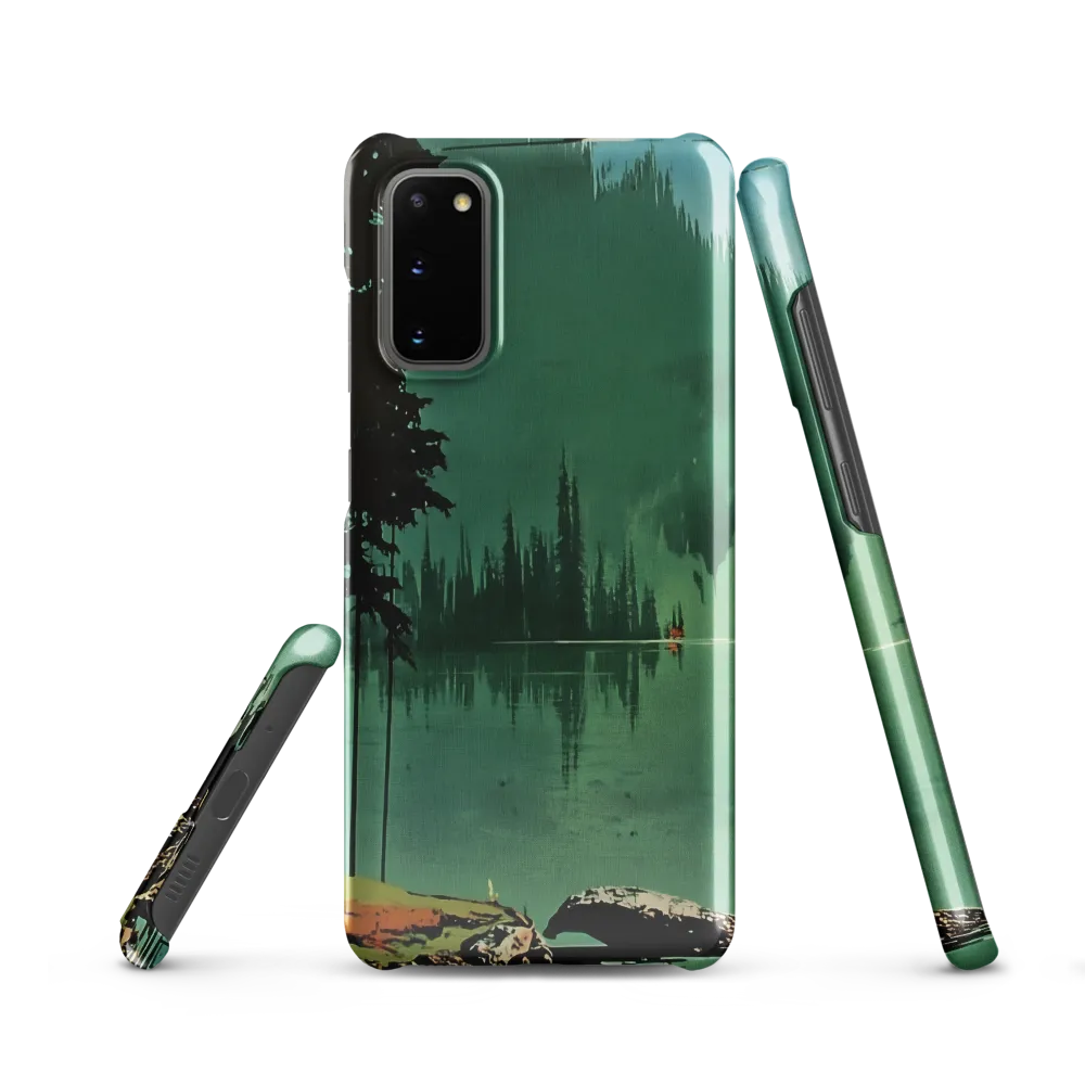 Serenity Reflected: A Tranquil Lake Scene