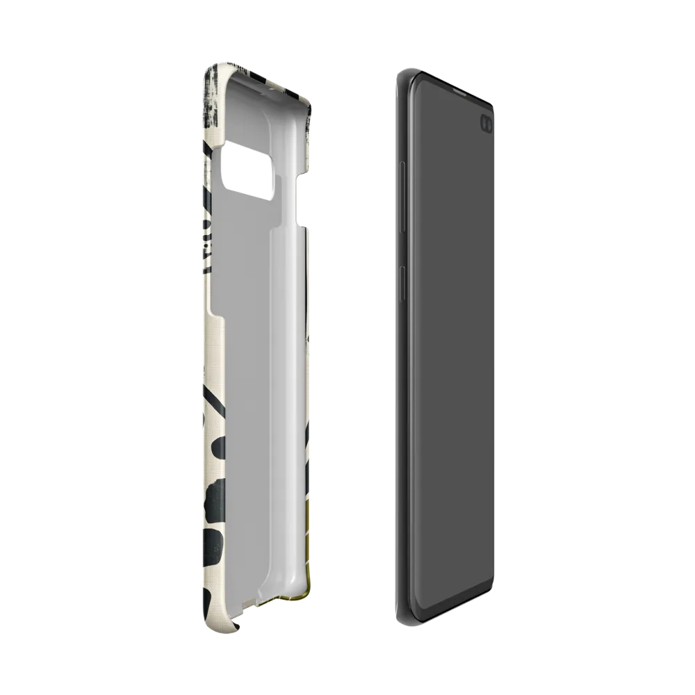 Leopard in Silhouette: A Modern Appeal | Phone Case |  S10 | Snap Case | Matte