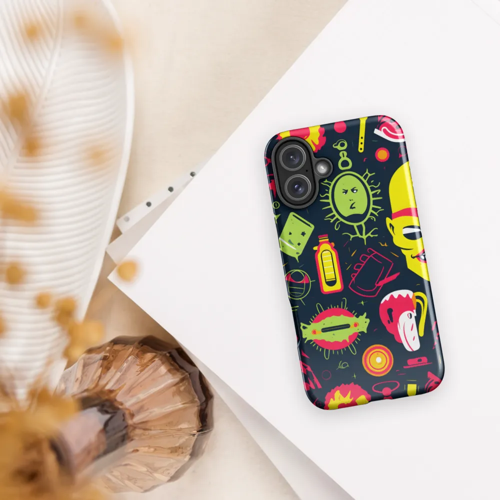 Neon Revelry: A Quirky Exploration of Modern Pop Art