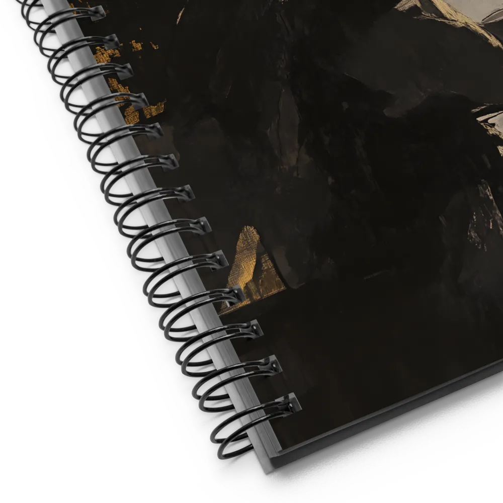 Reflections in Gold | Spiral Notebook