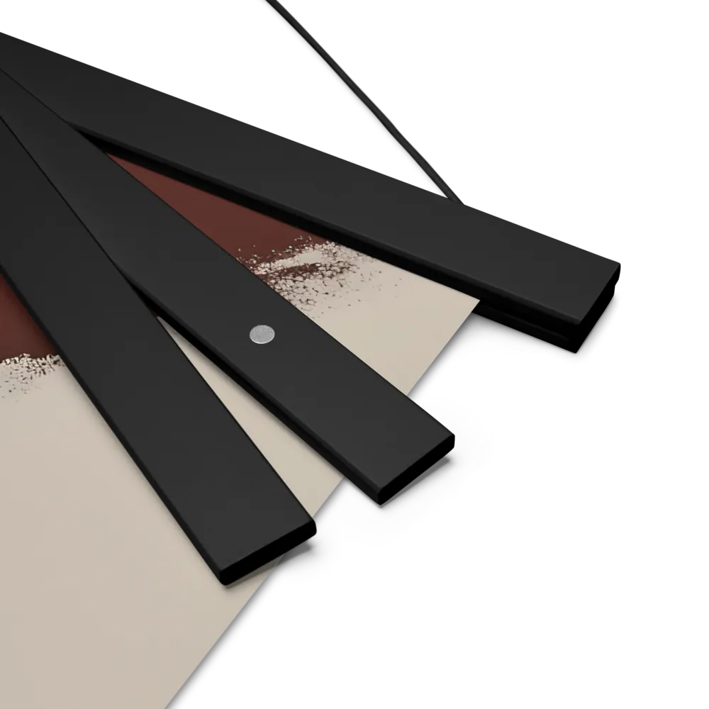 Echoes of Emotion | Poster With Black Wood Hanger | 18″×18″