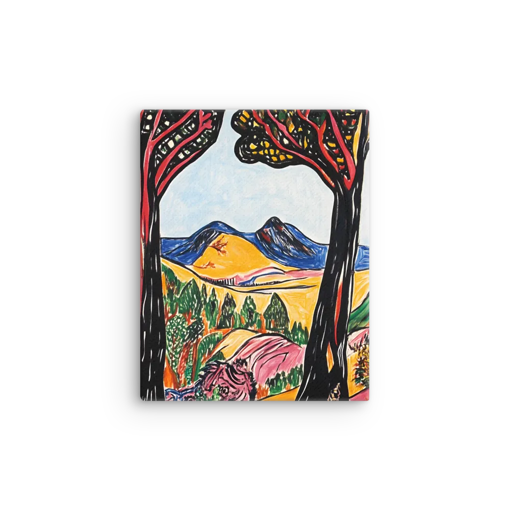 Vibrant Nature's Embrace | Thin Canvas | 11″×14″