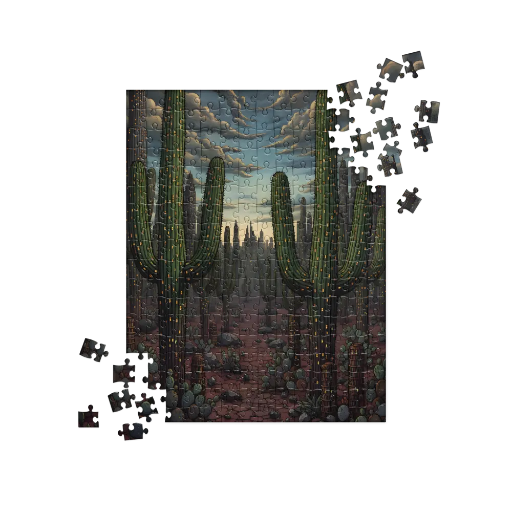 Cactus Metropolis 
 Jigsaw Puzzle