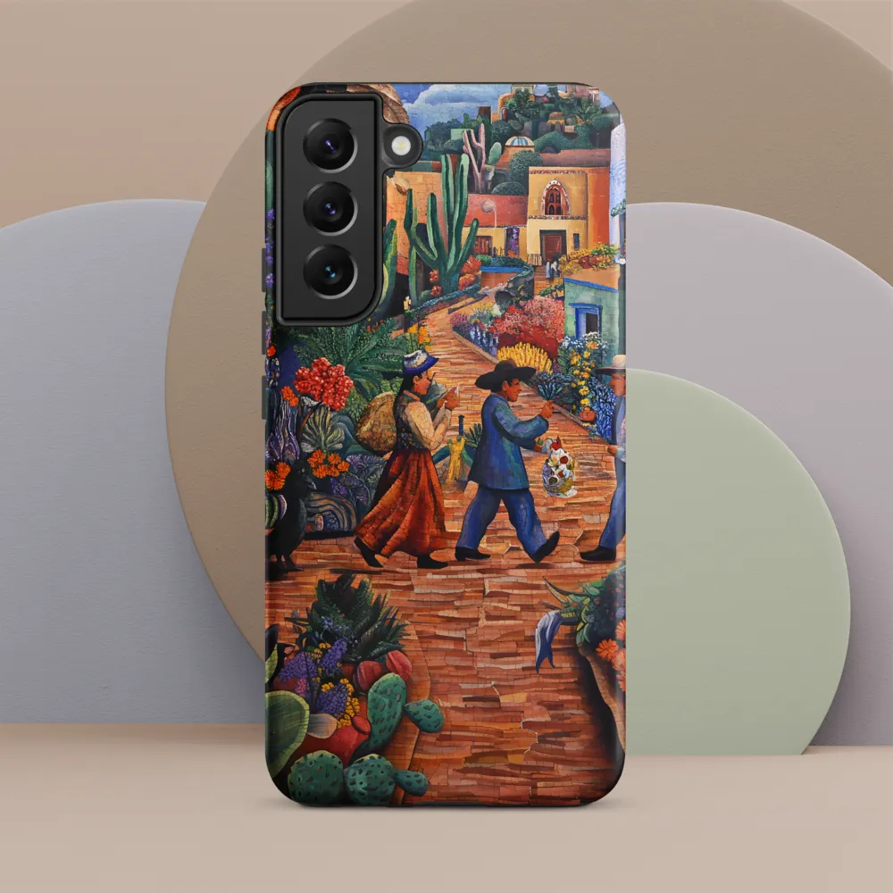 A Mosaic Journey Through Colorful Landscapes