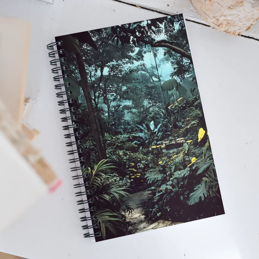 Whispers of the Emerald Jungle | Spiral Notebook