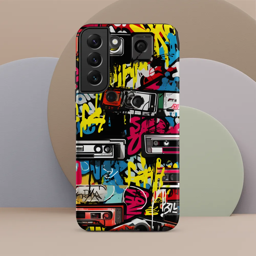 Urban Nostalgia: A Retro Cassette Explosion