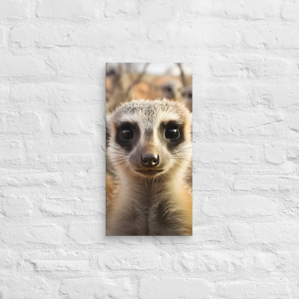 Curious Meerkats in Community | Canvas | 10″×20″