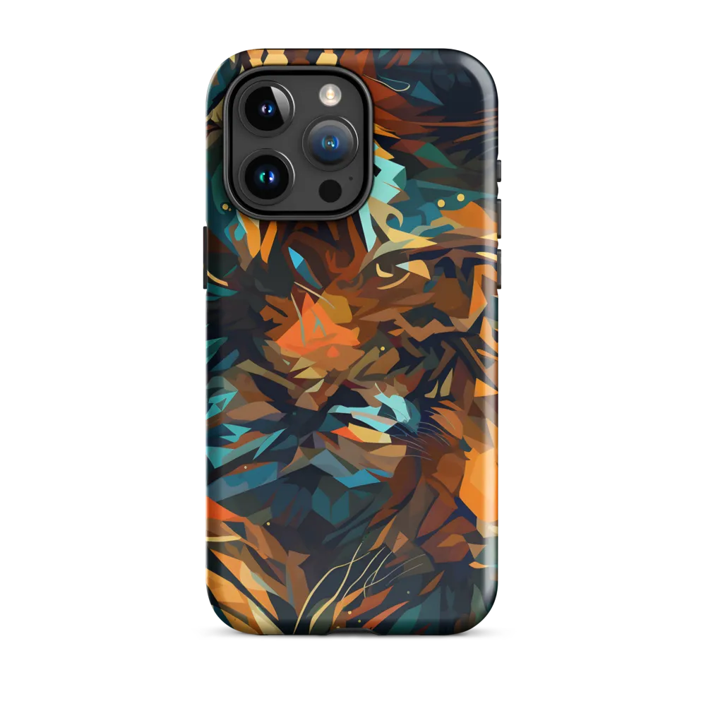 Wild Symphony: Abstract Tigers | Phone Case |  15 Pro Max | Tough Case | Glossy