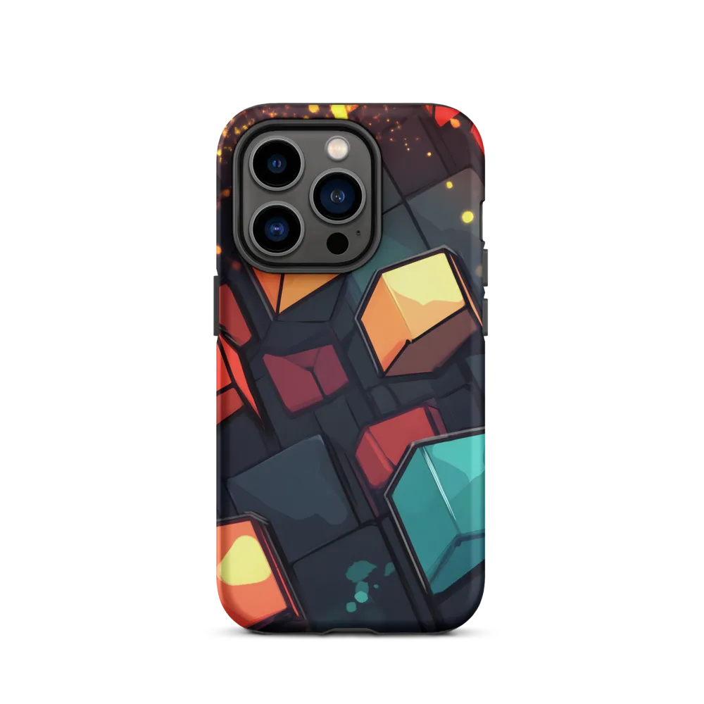 Illuminated Geometry | Phone Case |  14 Pro | Tough Case | Matte
