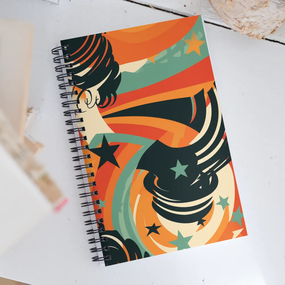 Swirls of Elegance | Spiral Notebook