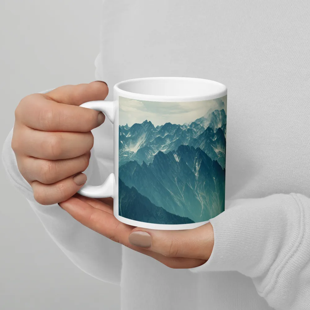 Majestic Mountain Range | Mug with White inside | 11 oz