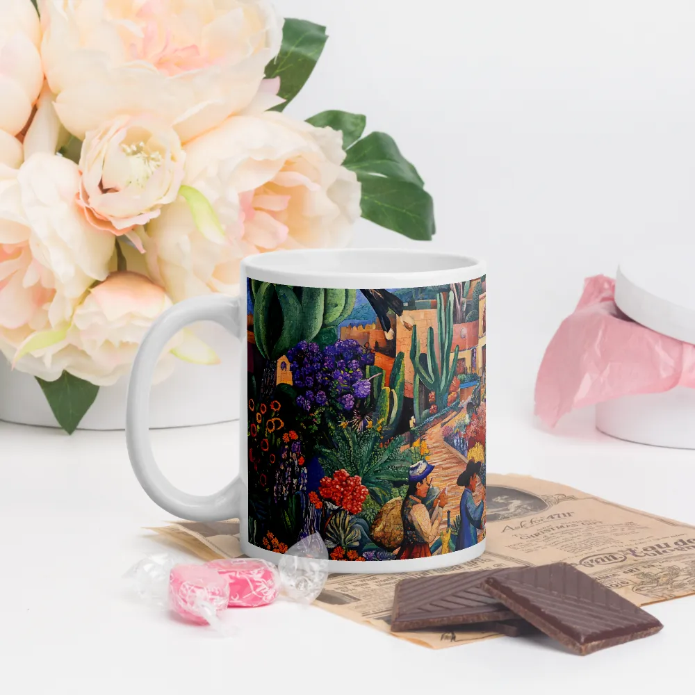 A Mosaic Journey Through Colorful Landscapes | Mugs | Multiple Sizes & Colors