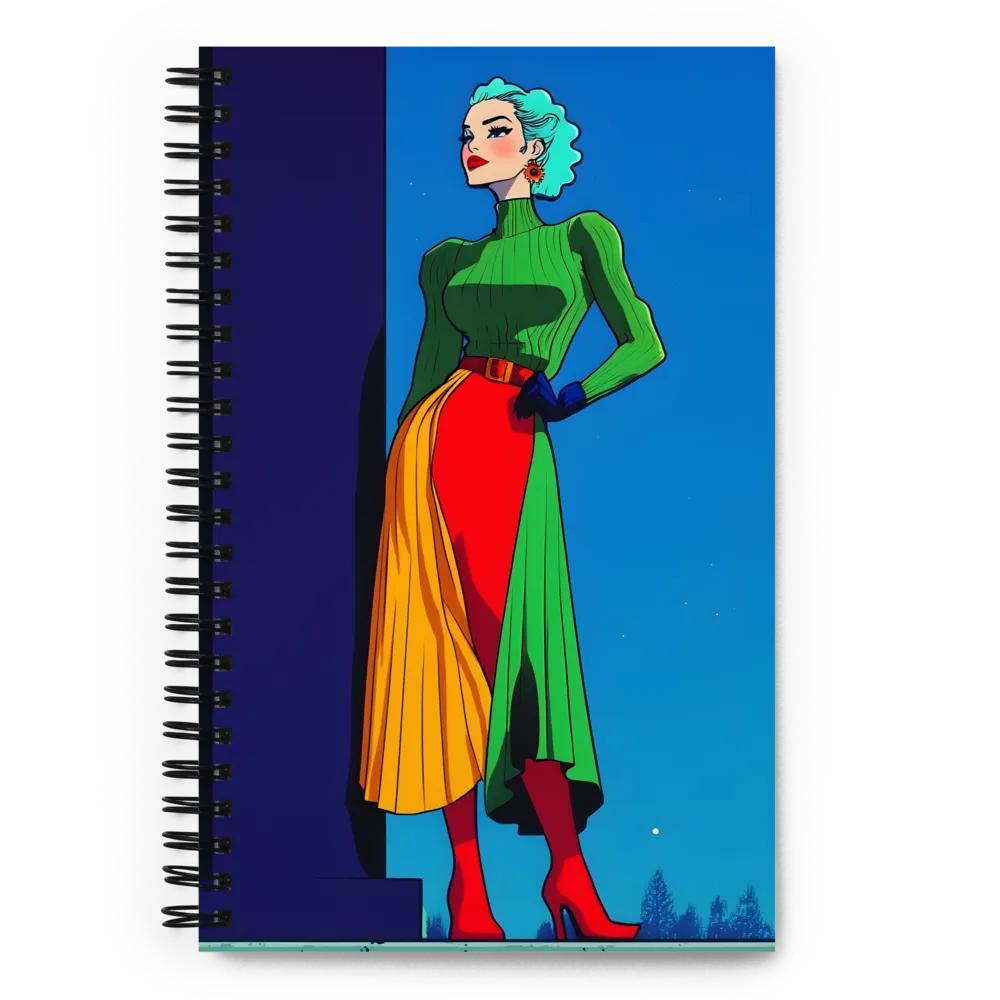 Bold Elegance | Spiral Notebook