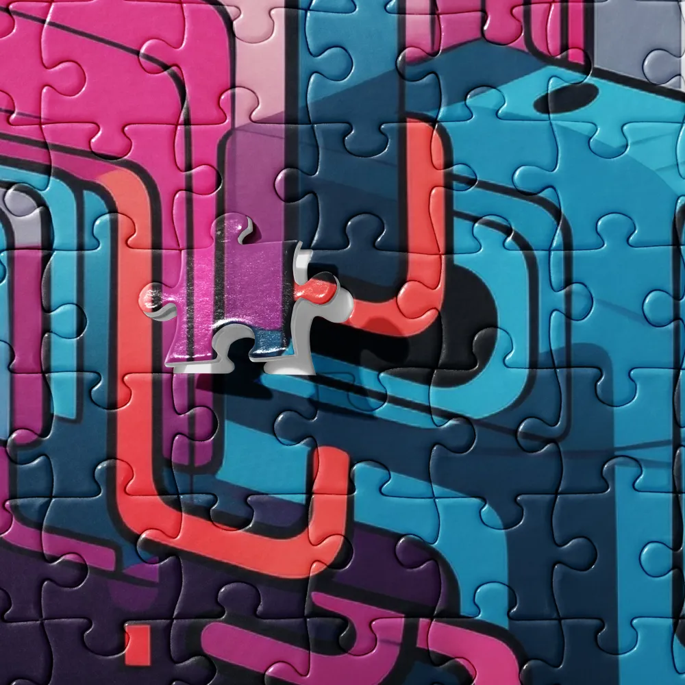 Dynamic Geometry: A Colorful Interplay | Jigsaw Puzzle | 252/520 pieces