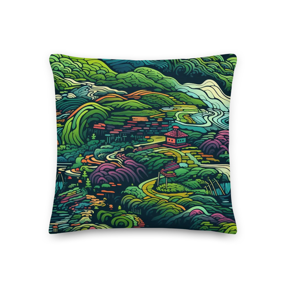 Harmonious Escapade | Pillow | 18″×18″