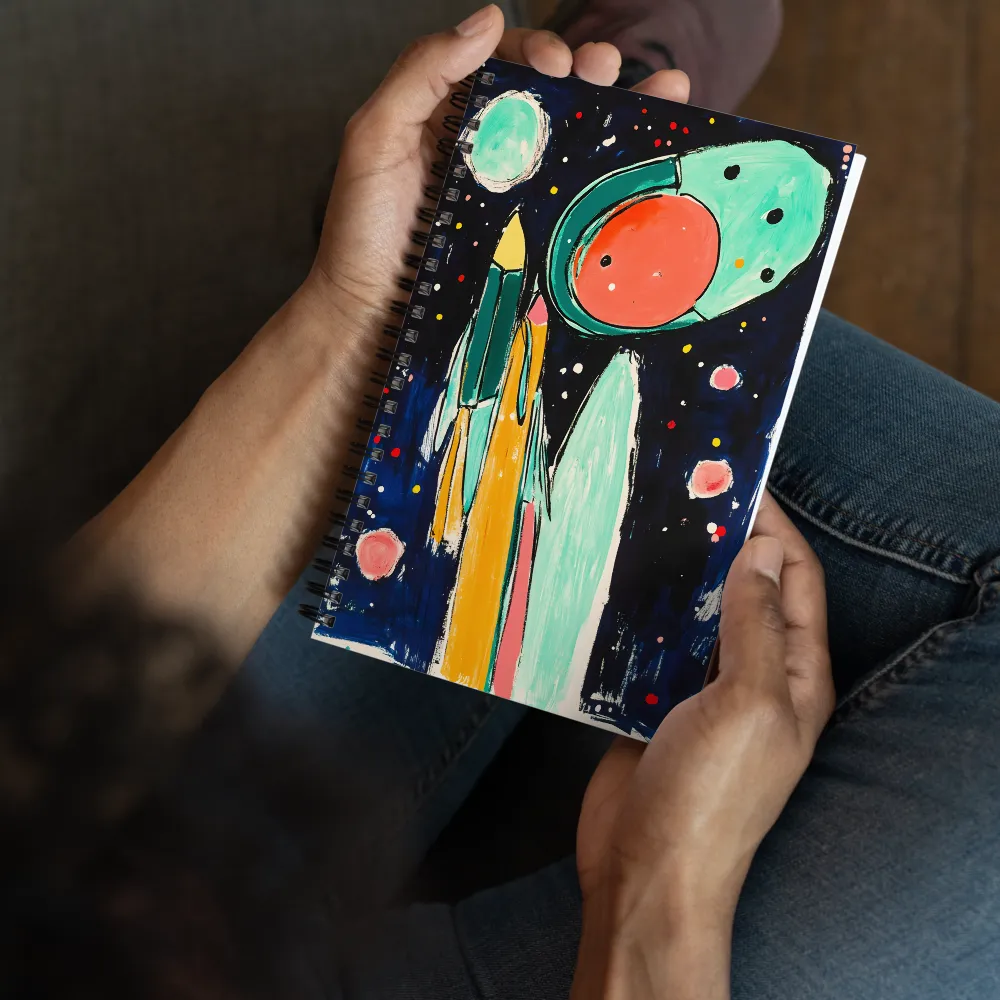 Playful Exploration of the Cosmos | Spiral Notebook