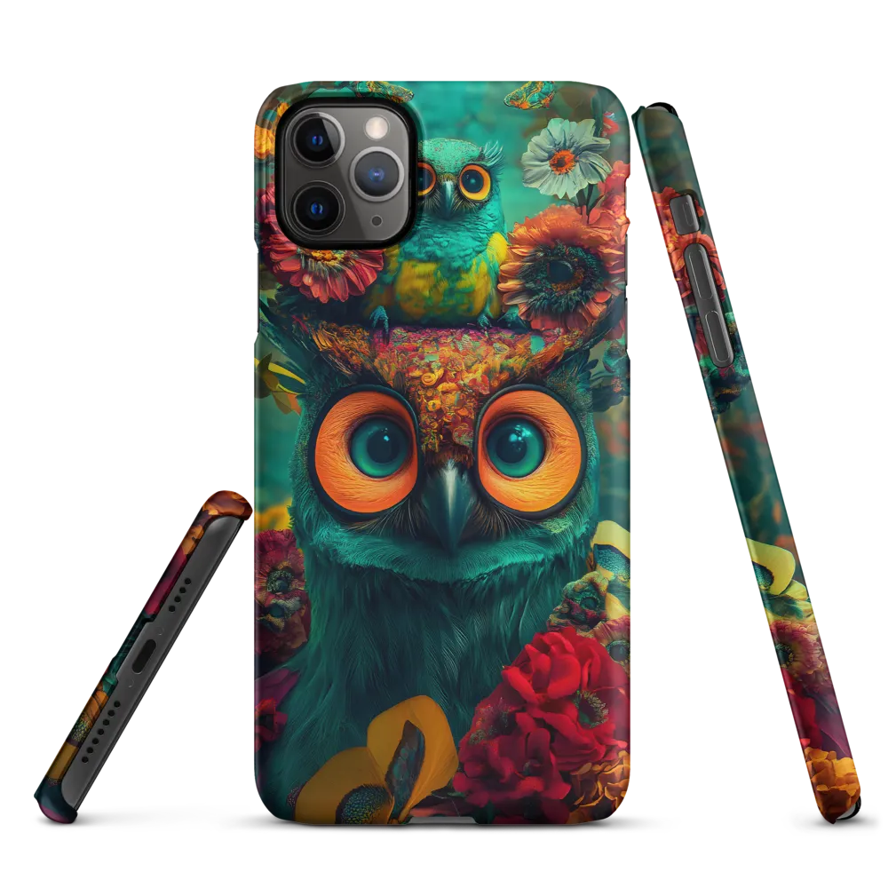 Majestic Harmony: The Floral Owl