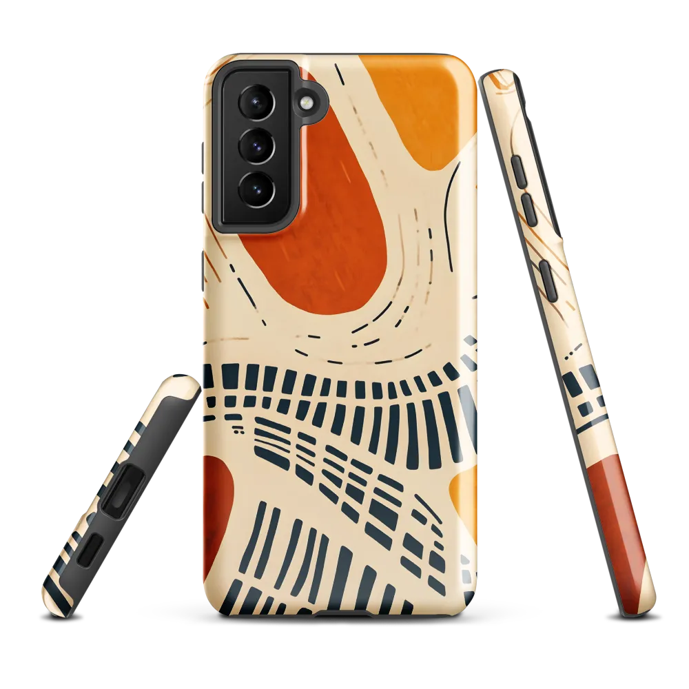 Urban Patterns in Harmony | Phone Case |  S21 Plus | Tough Case | Glossy