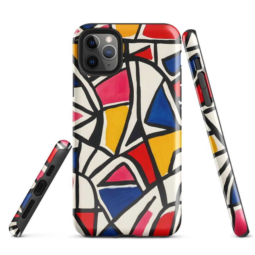 Vibrant Geometric Harmony | Phone Case |  11 Pro Max | Tough Case | Glossy