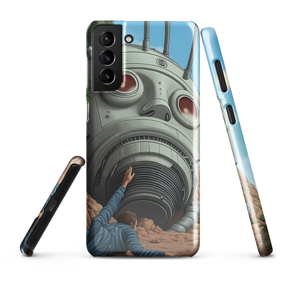 The Descent into Technological Abyss | Phone Case |  S21 Plus | Snap Case | Glossy