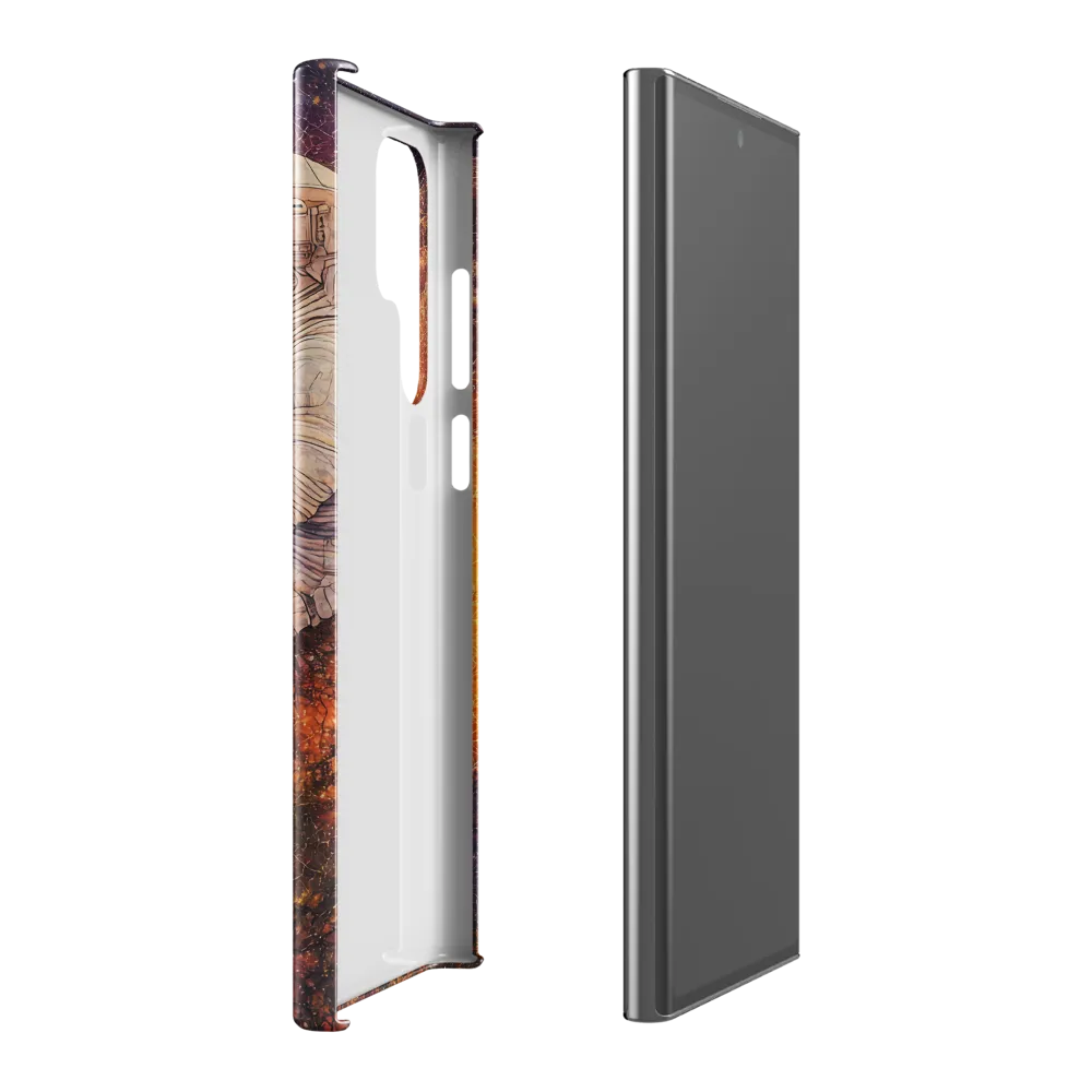 Cosmic Contemplation | Phone Case |  S22 Ultra | Snap Case | Glossy