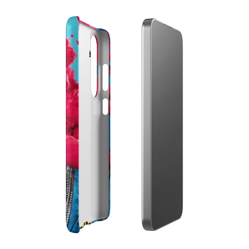 Bold Elegance in Digital Fashion | Phone Case |  S24 Plus | Snap Case | Matte
