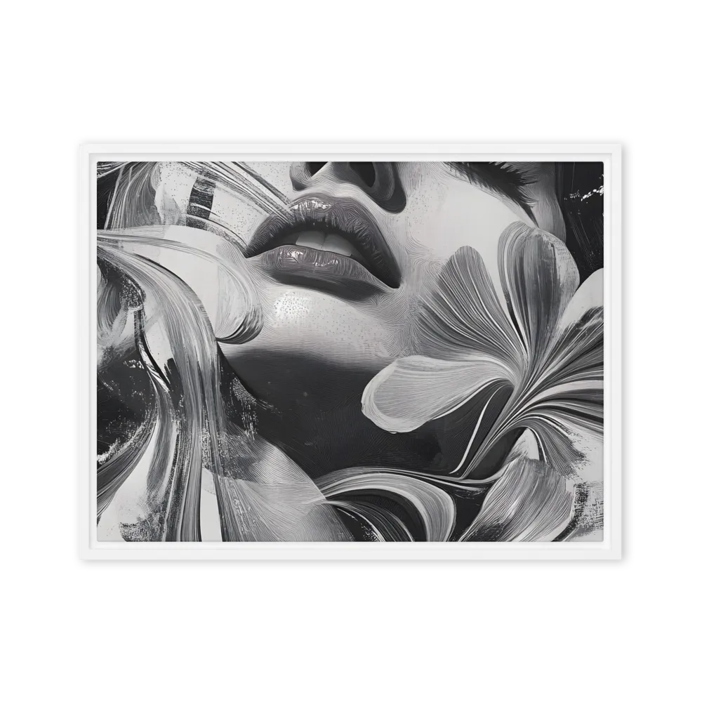 Harmony of Flows | Canvas with White Frame | 18″×24″