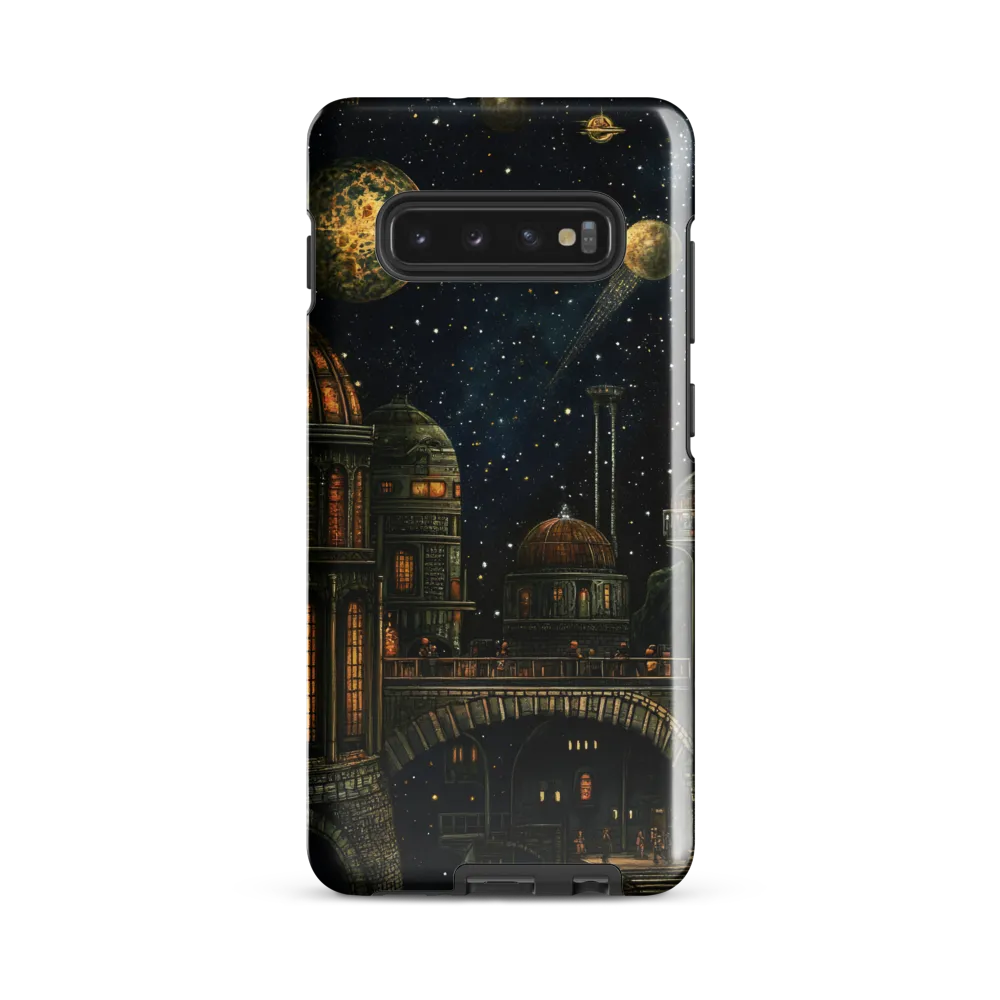 Celestial City: A Journey Through the Cosmos | Phone Case |  S10 Plus | Tough Case | Glossy