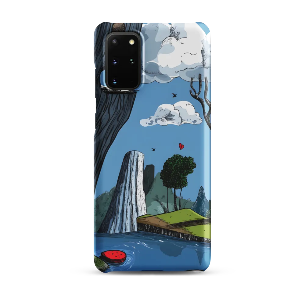 Whimsical Cliffside Reflections