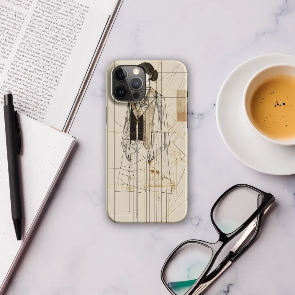 Elegance in Lines | Phone Case |  12 Pro Max | Snap Case | Matte