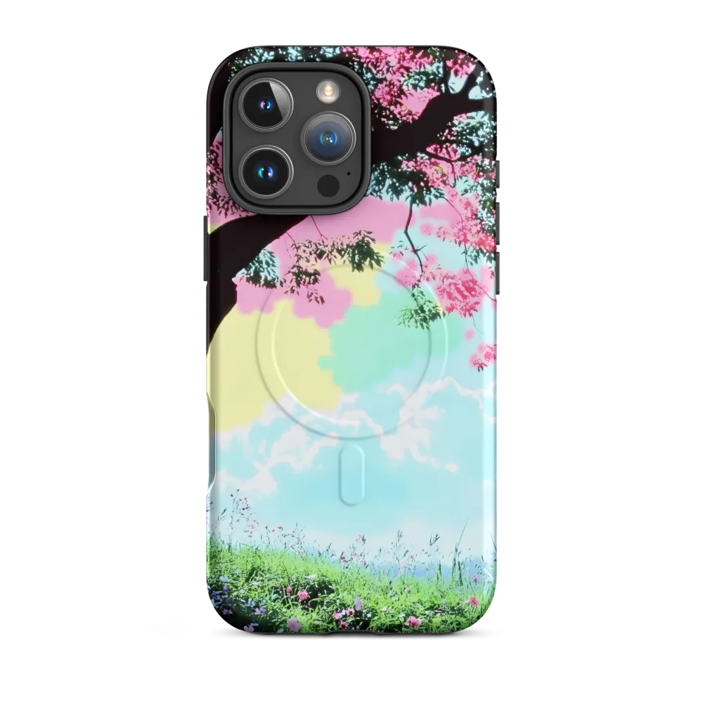 Pastel Dreams: A Surreal Tree Landscape