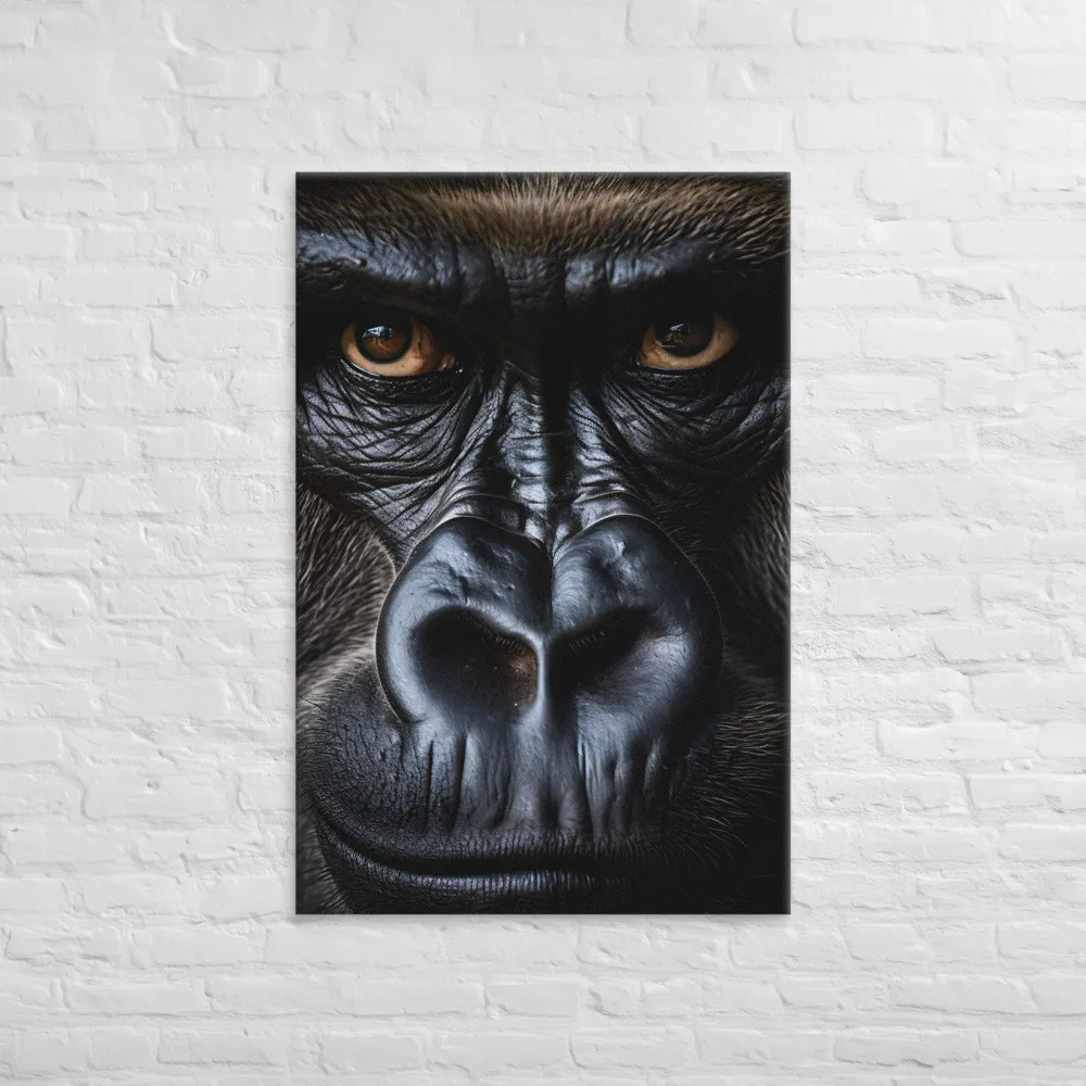 Gaze of the Wild: A Gorilla's Portrait
