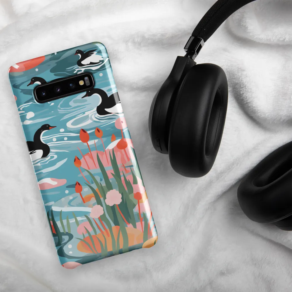 Serenity in Aquatic Harmony | Phone Case |  S10 Plus | Snap Case | Glossy