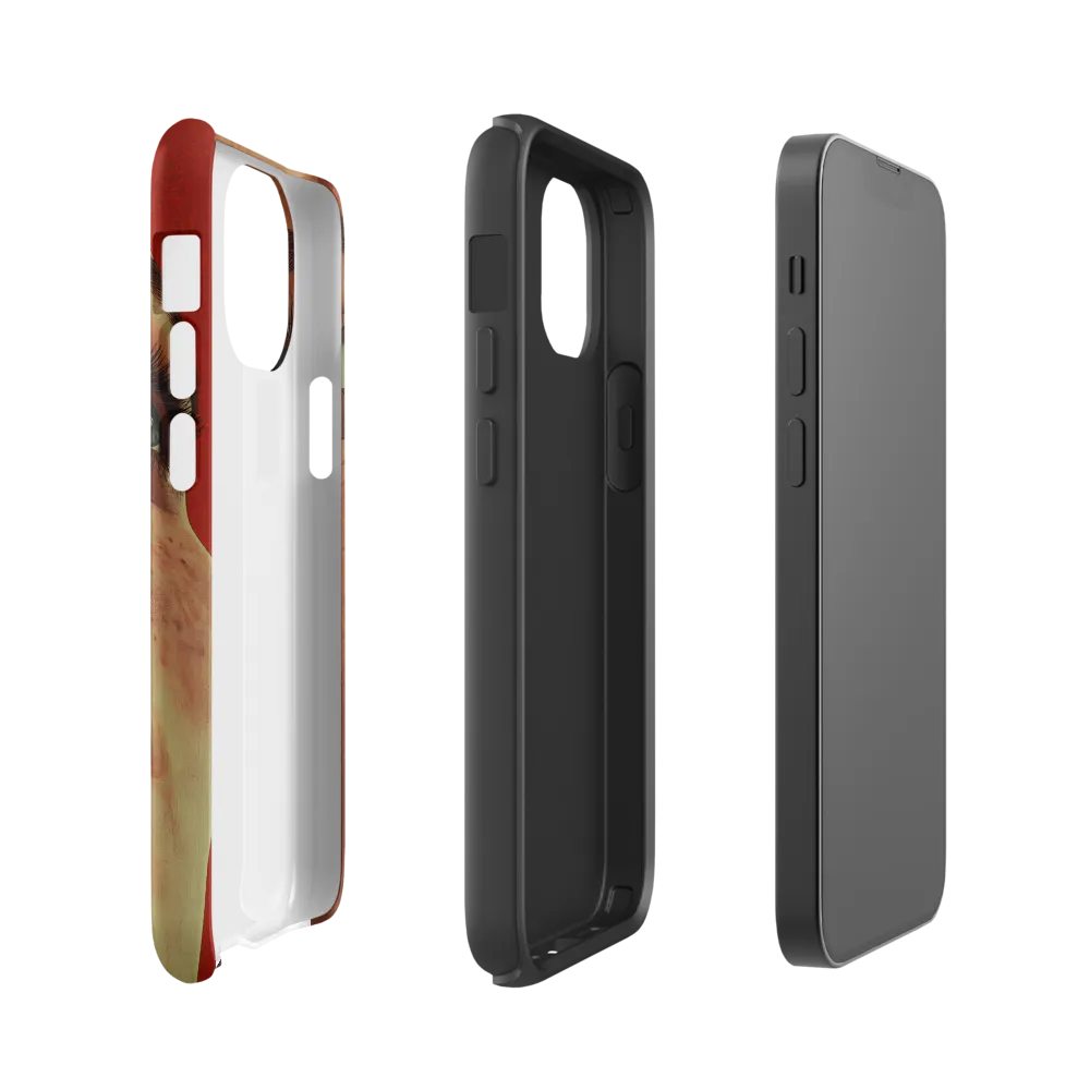 Red Intensity: A Portrait of Elegance