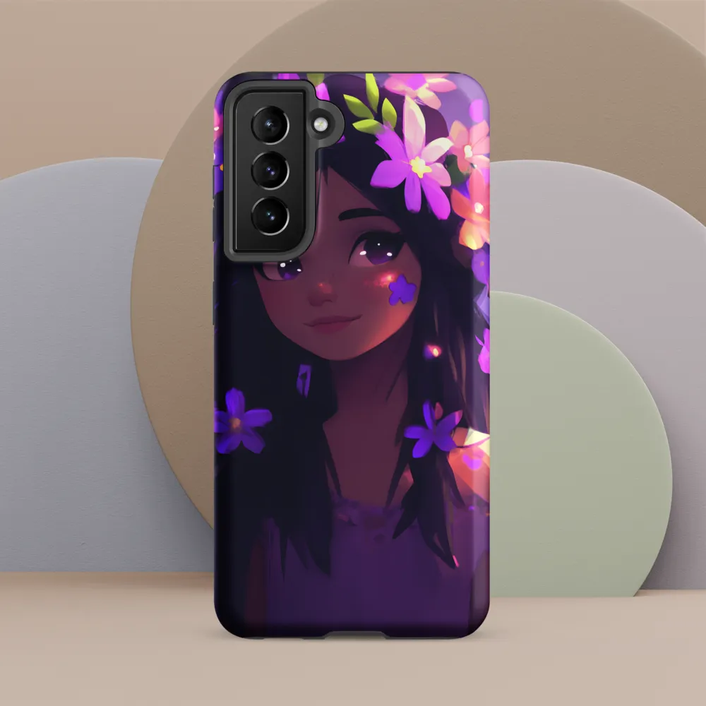 Crown of Purple Blossoms