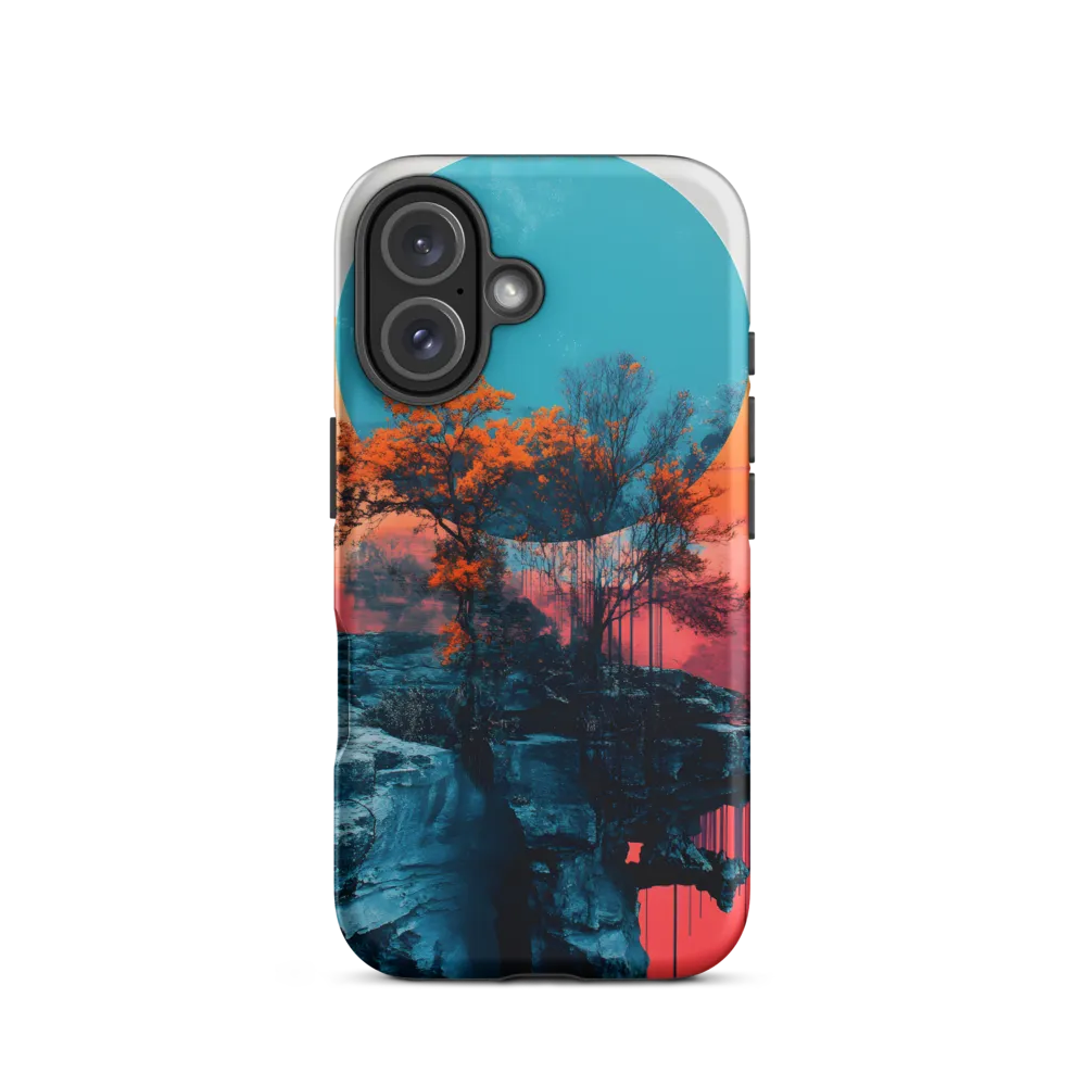 Ethereal Landscapes: A Dance of Color and Form | Phone Case |  16 | Tough Case | Matte