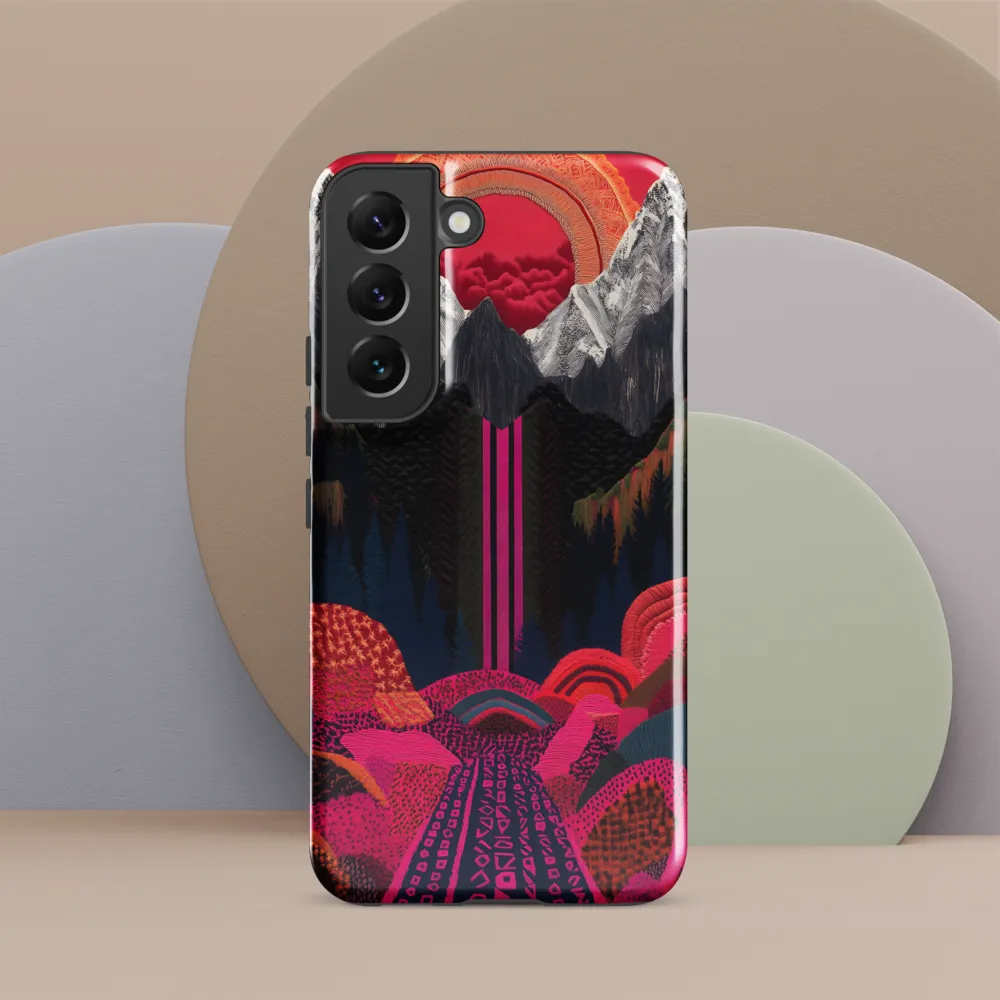 Ethereal Cascade: A Surreal Landscape