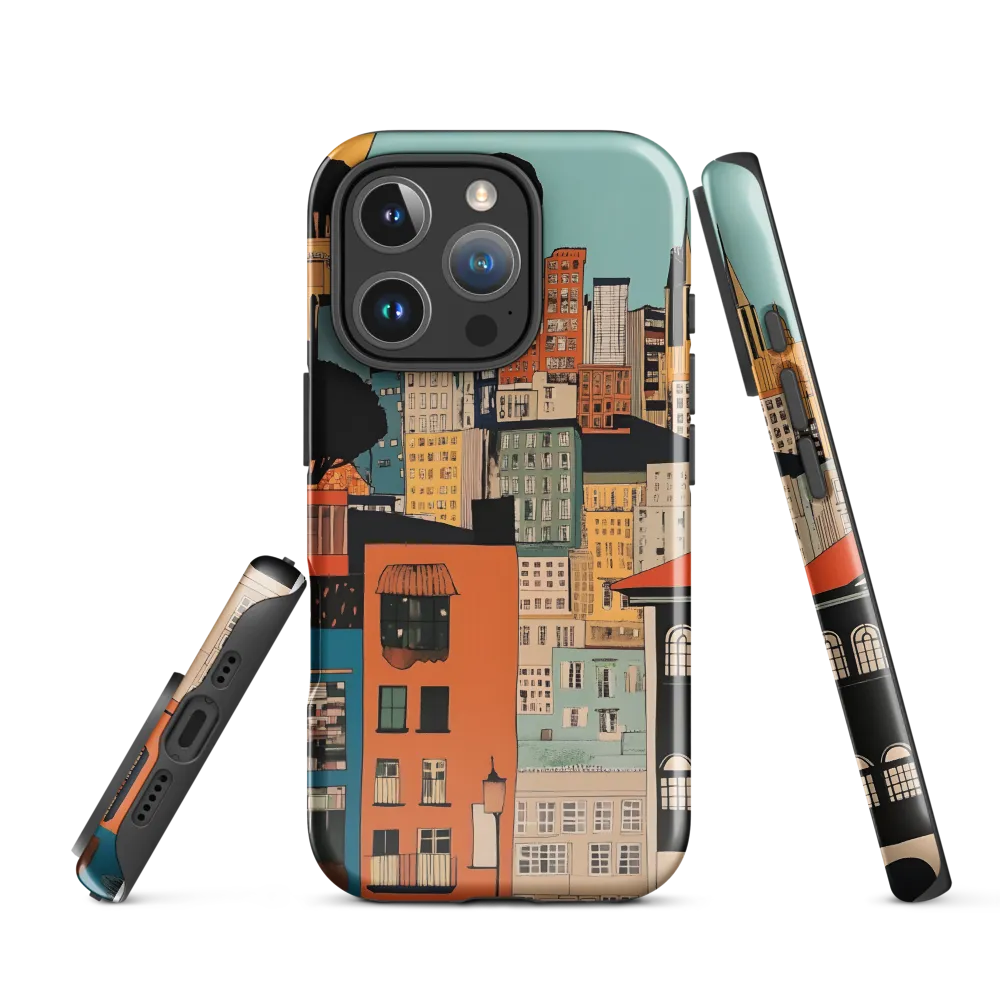 Urban Fusion: A Colorful Cityscape