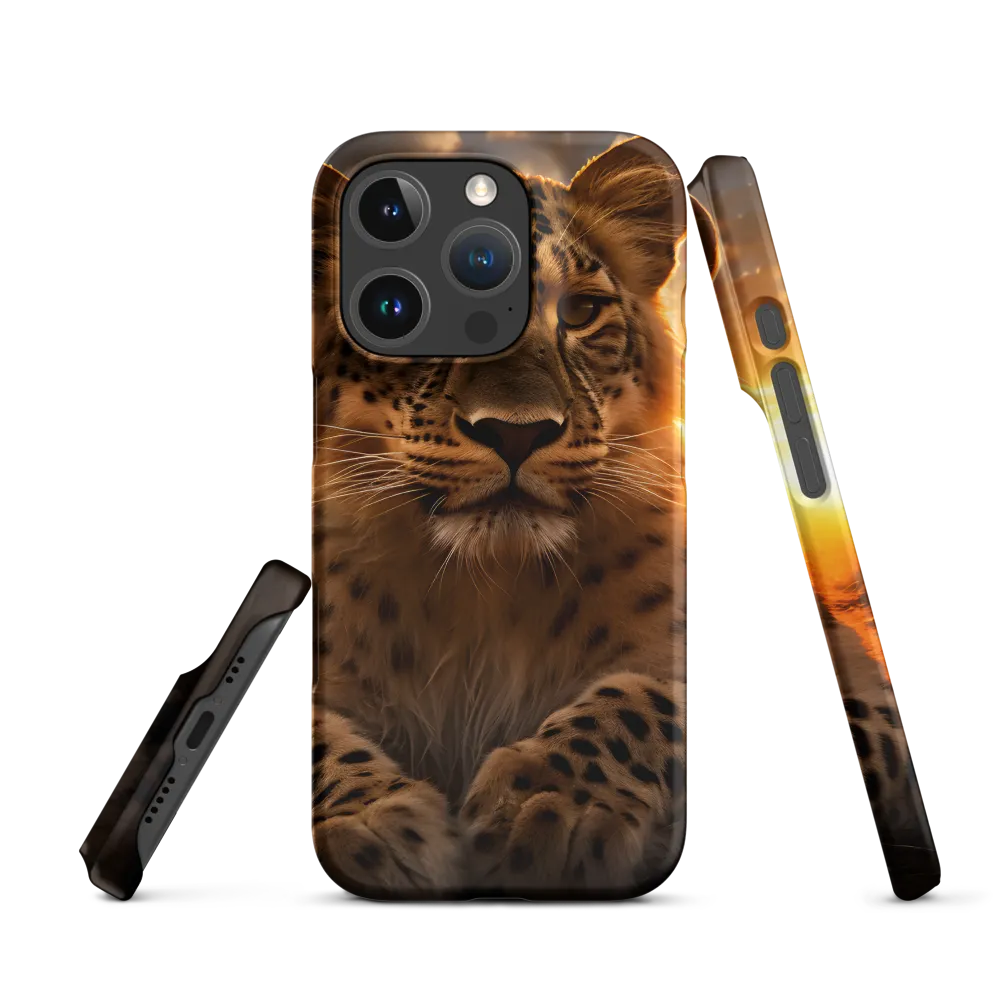 Regal Presence: The Leopard at Sunset