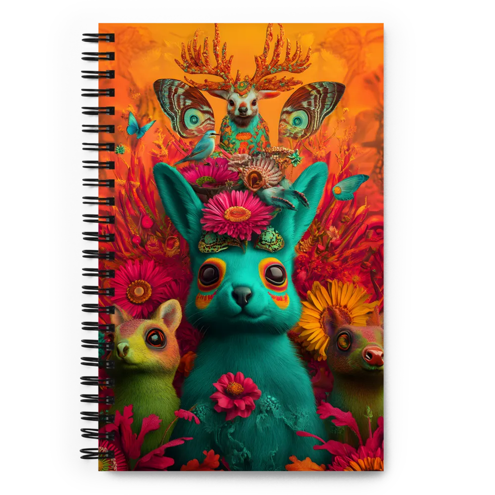 Whimsical Wonderland: The Enchanted Creatures | Spiral Notebook