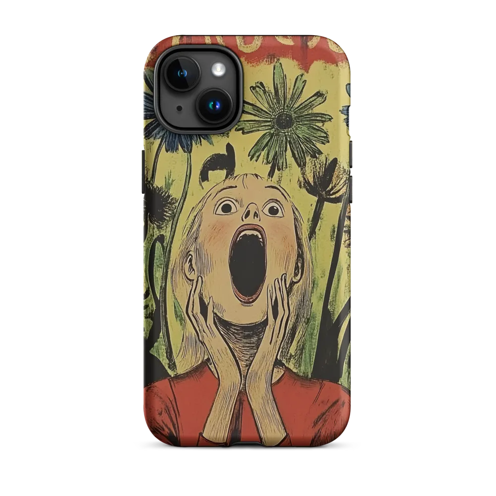The Echo of Panic | Phone Case |  15 Plus | Tough Case | Matte