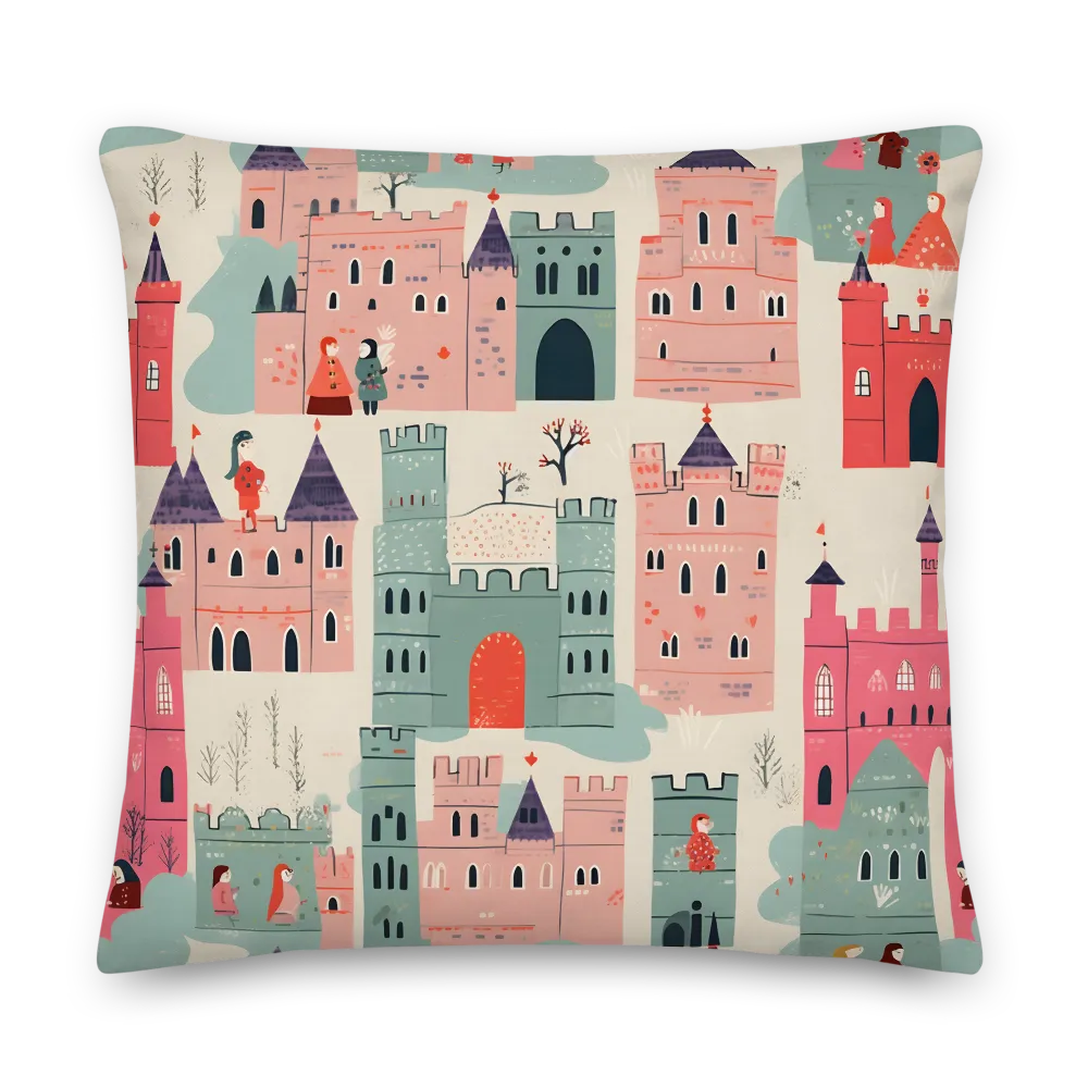 Enchanted Castles and Characters | Pillow | 22″×22″