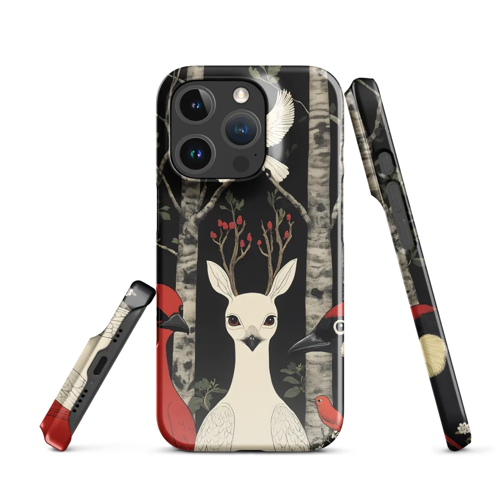 Whimsical Gathering: A Dance of Birds | Phone Case |  16 Pro | Snap Case | Glossy