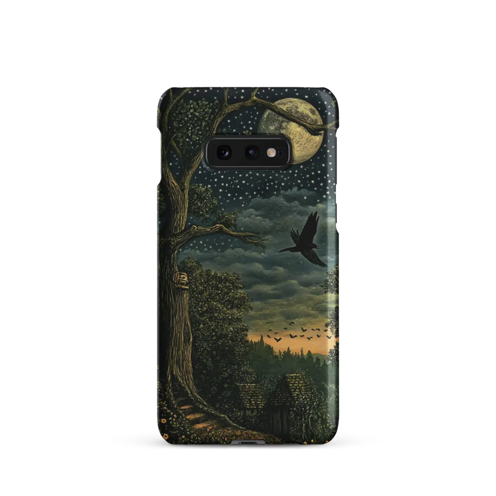 Mystical Nightscape Under the Full Moon | Phone Case |  S10e | Snap Case | Matte