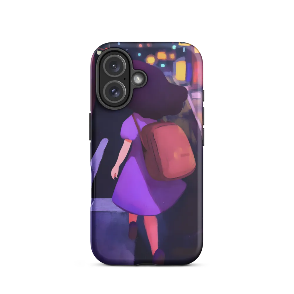 Wandering Through Neon Dreams | Phone Case