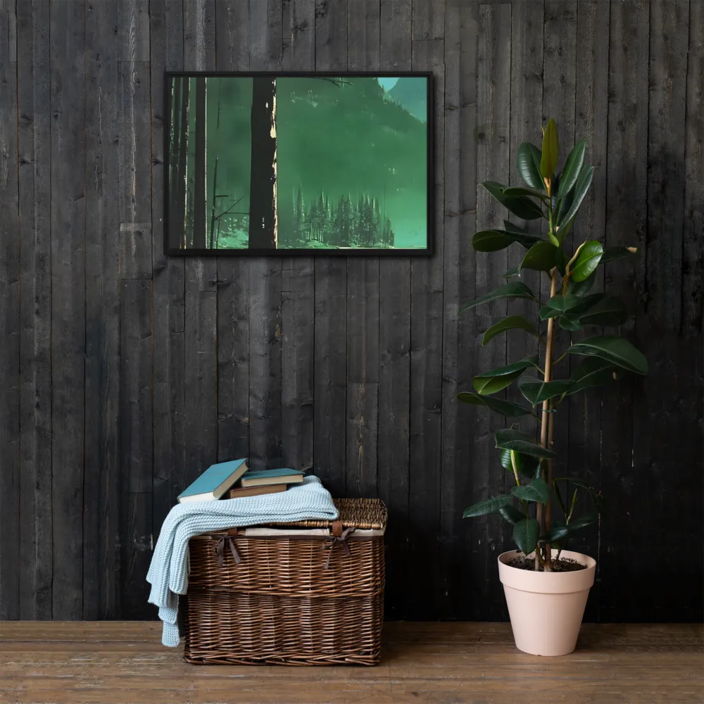 Reflections of Tranquility | Canvas with Black Frame | 20″×30″