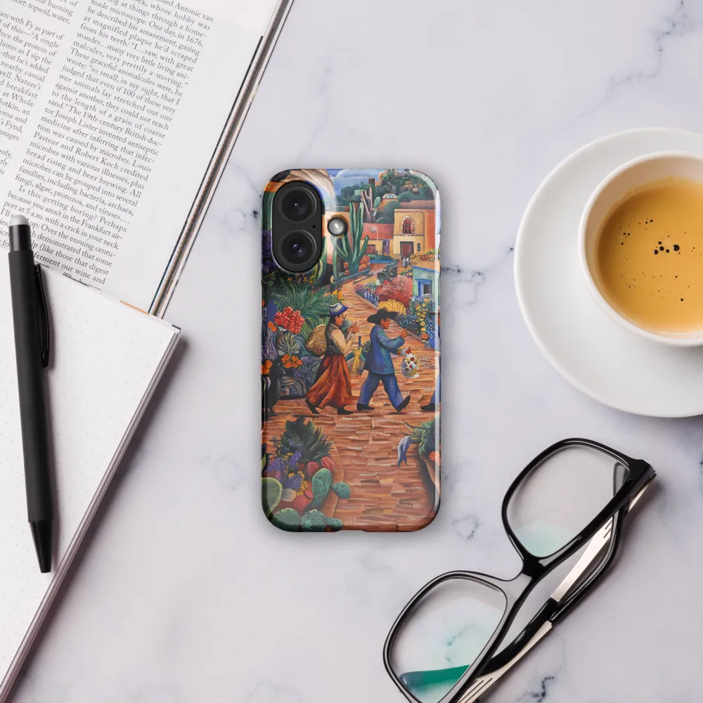 A Mosaic Journey Through Colorful Landscapes | Phone Case |  16 | Snap Case | Glossy