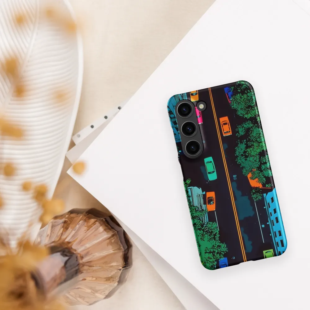 Urban Pulse: A Colorful Intersection