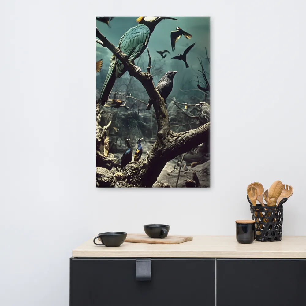 Whispers of the Avian Realm | Canvas | 24″×36″